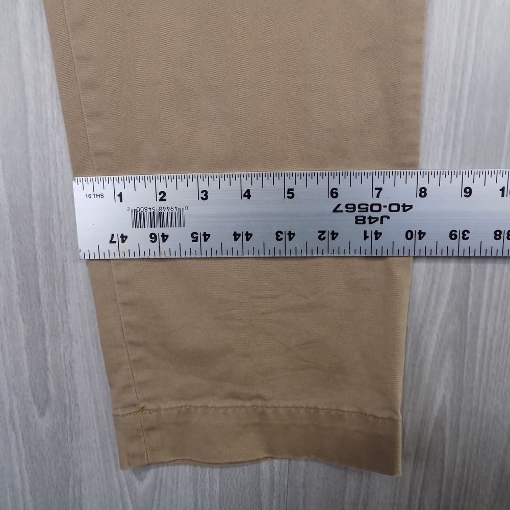 Polo Ralph Lauren Stretch Straight Fit Chinos Mens 33x32 Tan Casual Preppy - Picture 5 of 10